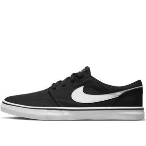 Nike SB Portmore II Solar Mid, Black/White, Men’s 10